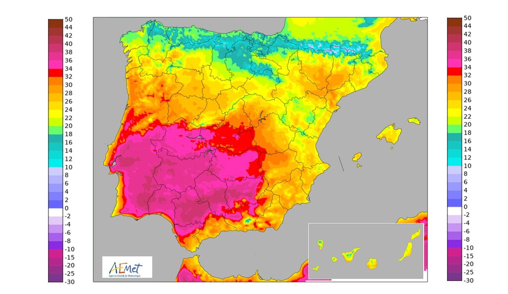 La AEMET avisa sobre el calor que llega en los próximos días: un verano adelantado con temperaturas que rondarán 40 ºC 