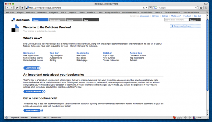 Probamos Delicious Beta