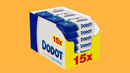 Con este precio no nos extraña que las toallitas para bebé Dodot Sensitive sean las más vendidas de Amazon: por 0,02 euros/unidad