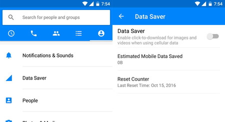 Facebook Messenger está probando un modo de ahorro de datos