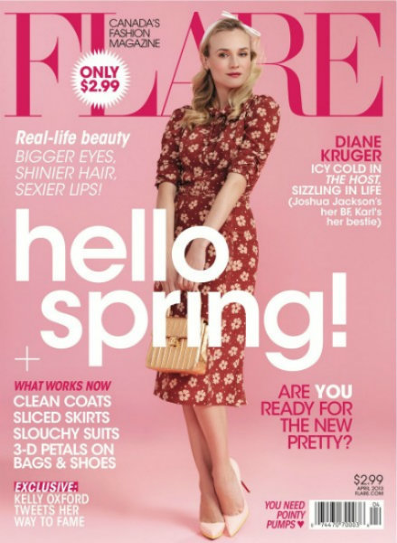Diane Kruger dice que la primavera ya está aquí... no sé yo