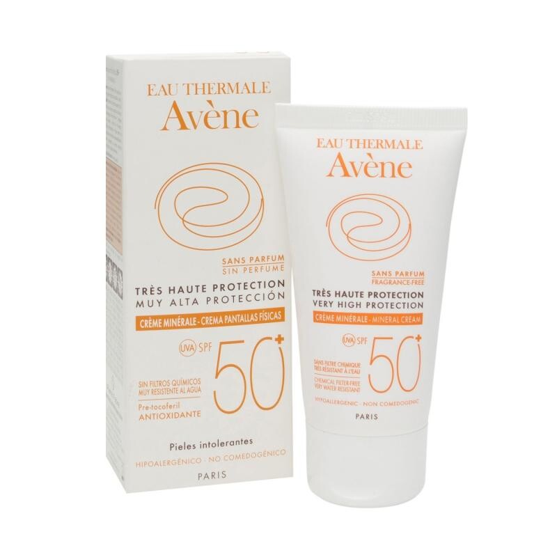 crema avène cara factor 50