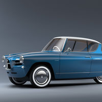 Este eléctrico retro de tres ruedas se llama Nobe 100, pero su producción depende del crowdfunding