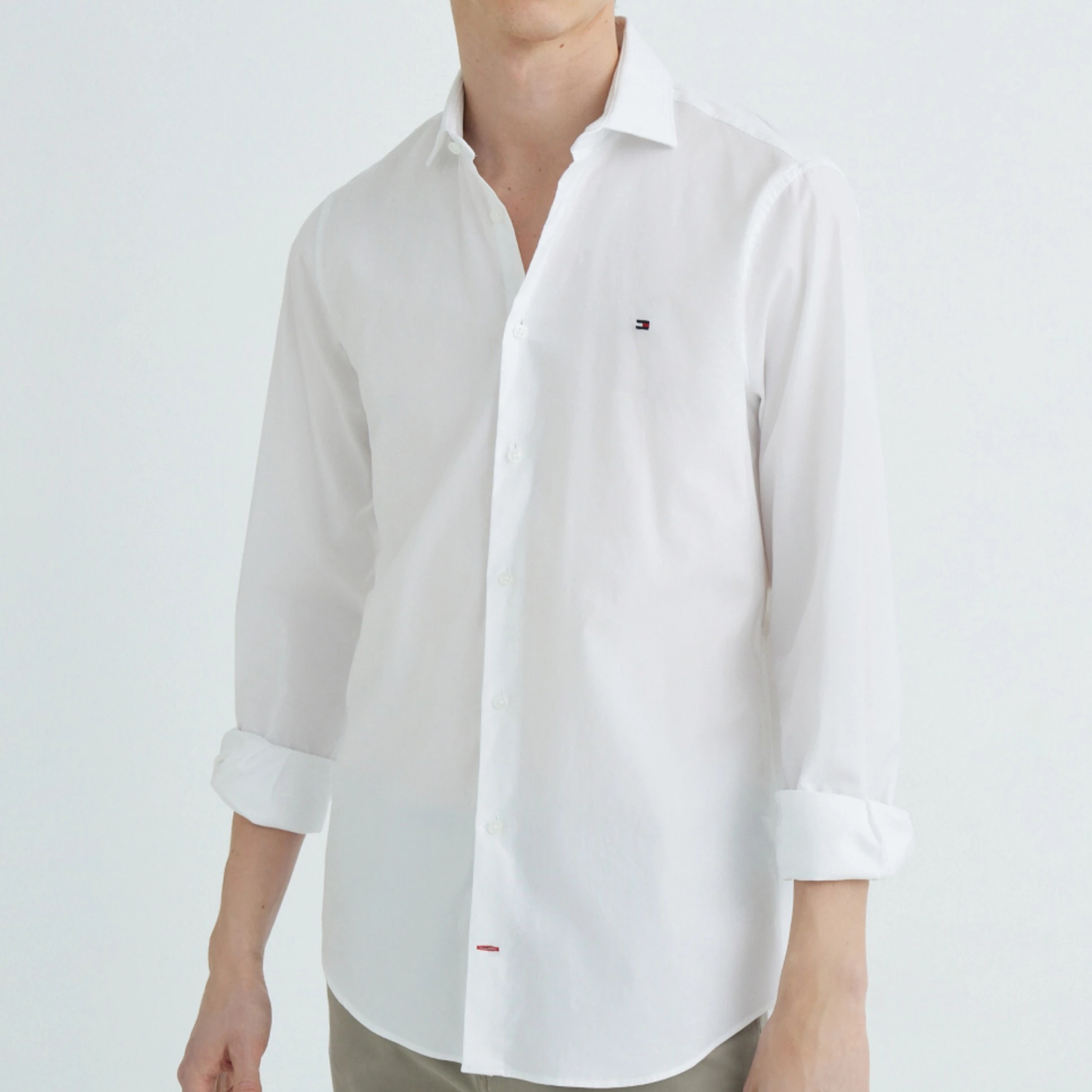 Camisa de hombre Tommy Hilfiger Oxford lisa
 