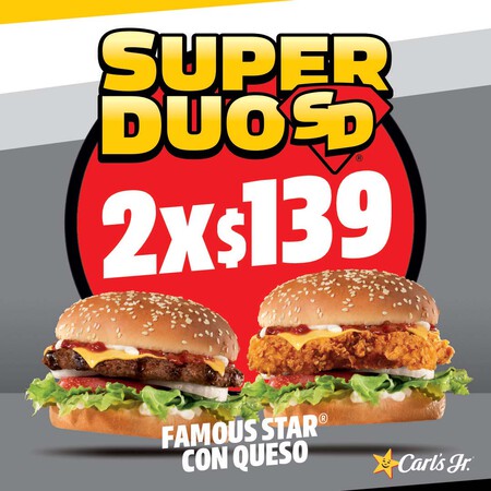 Además de hamburguesas a 10 pesos, esta es otra promoción que debes aprovechar en Car’ls Jr
