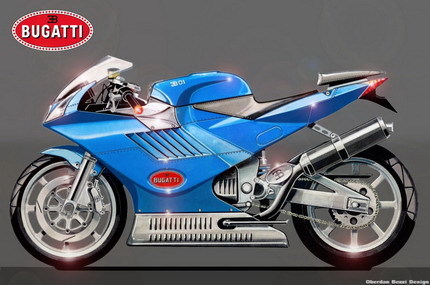 ¿Cómo sería una moto hecha por Audi o Bugatti?