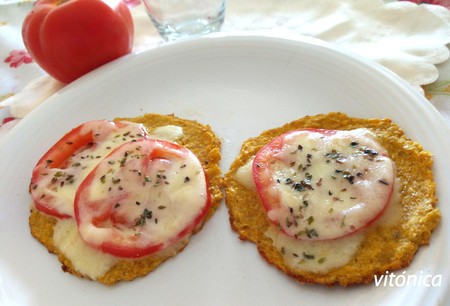 Mini pizzas de maíz y garbanzos: receta saludable sin harinas y sin gluten