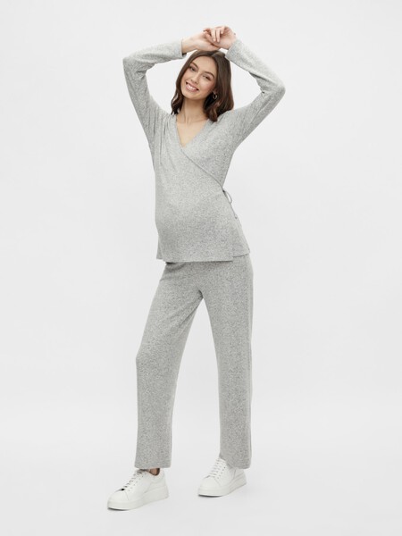 Mama Licious Pantalonescorteloose Grey