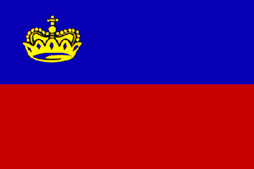 Flagge Liechtenstein