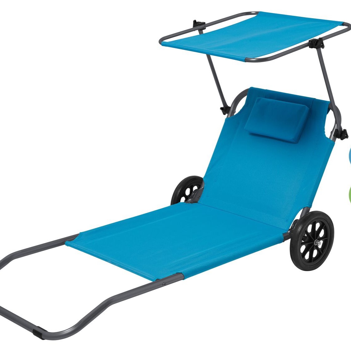 Tumbona y carrito transporte