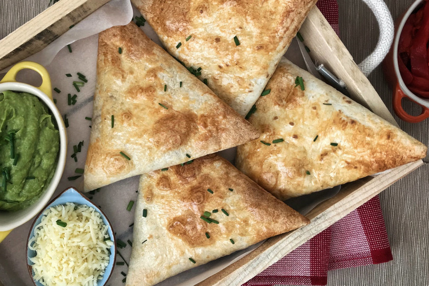 Tortilla pockets receta de cocina fácil, sencilla y deliciosa