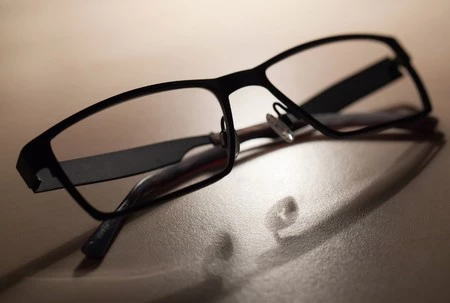 リンゴのメガネ