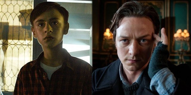Jaden Lieberher y James Mcavoy