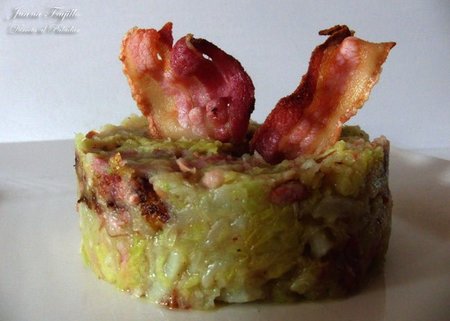 Trinxat de col. Receta