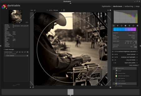 Darktable añade un nuevo módulo de licuado con tres modos inteligentes
