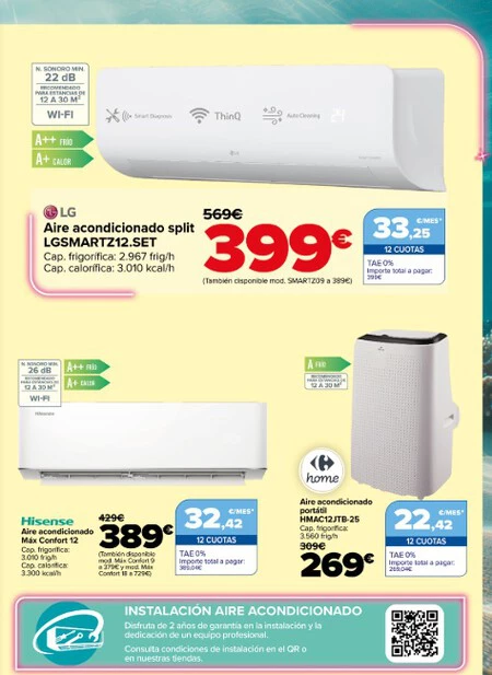Folleto Carrefour Aire Acondicionado Portatil