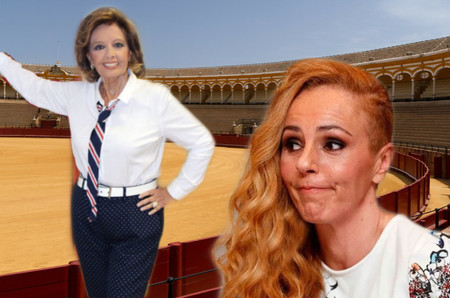 María Teresa Campos se pone flamenca y le echa un capote a la gran corneada, Rocío Carrasco