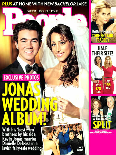 ¡Por fin! Fotos de la boda de Kevin Jonas y Danielle Deleasa en People