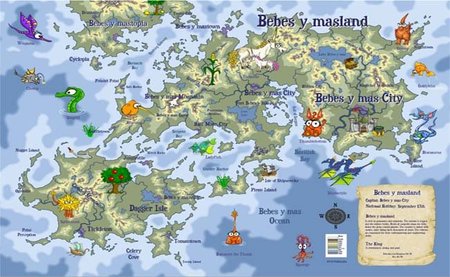 Mapas personalizados por los peques