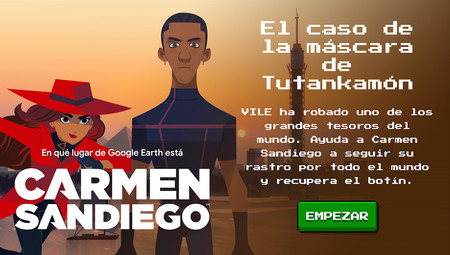Carmen Sandiego estrena nuevo minijuego en Google Earth: 'El caso de la máscara de Tutankamón'