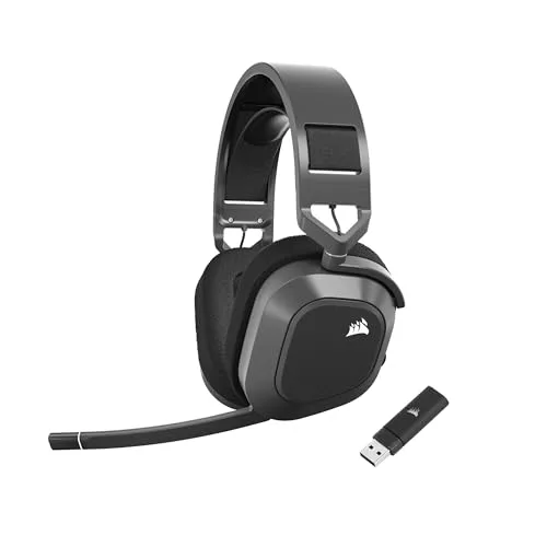 Corsair HS80 MAX Wireless Auriculares para Juegos Multiplataforma con Bluetooth – Dolby Atmos
