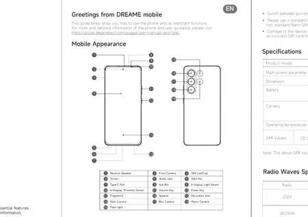 Dreame Smartphone Filtrado