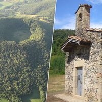 La Virgen se apareció dentro de un volcán de la Garrotxa. Así que levantaron una de las ermitas más especiales del mundo