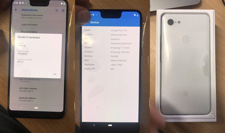 Un unboxing filtrado del Google Pixel 3 XL demuestra que 'notch' te librarás de la ceja en la pantalla