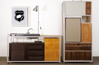 Recicladecoración: una cocina hecha con trozos de otros muebles