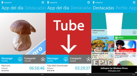 myAppFree te permite descargar aplicaciones de pago para Windows Phone de forma gratuita