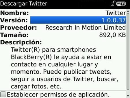 Twitter oficial para BlackBerry ya disponible para su descarga
