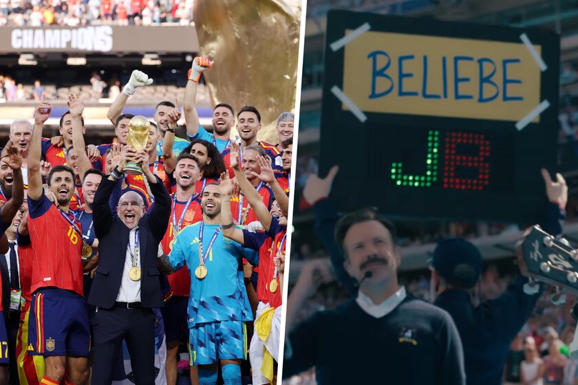 Los protagonistas de Ted Lasso protagonizan un cameo especial en el show del Mundial