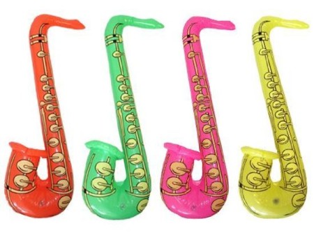 Saxofones hinchables
