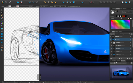 Affinity Designer, una actualización que demuestra porqué es claro rival de Adobe Illustrator