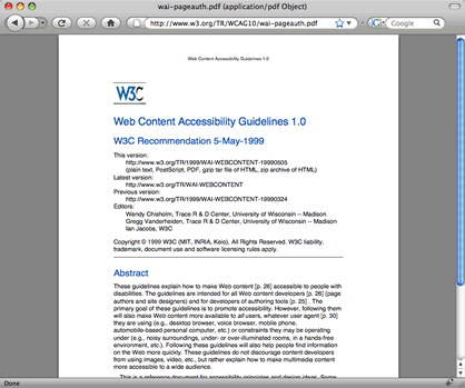 Abre documentos PDF dentro de Firefox 3 en Mac