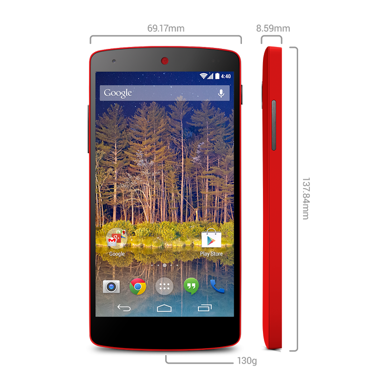 Foto de Nexus 5 rojo brillante (1/8)