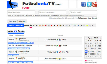 FutbolenlaTV, ¿cuándo y en qué cadena emiten los partidos de fútbol?