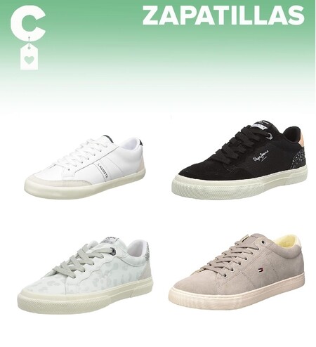Chollos en tallas sueltas de zapatillas Lacoste, Pepe Jeans o Tommy Hilfiger en Amazon