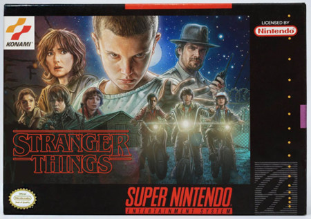A las películas y series de 2016 les sienta de maravilla el estilo de las cajas de SNES