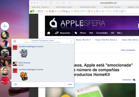 Chat Heads, la app de OS X imprescindible de todos los seguidores de Facebook Messenger