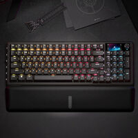 El teclado con pantalla de Corsair recibe su primera oferta en Amazon: tiene formato 96% y se integra con dispositivos de Elgato 