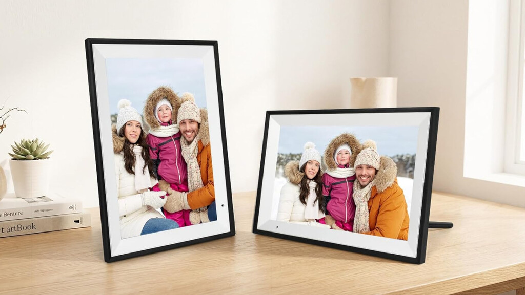 Con este marco podrás poner fotos y también vídeos: es ideal para plasmar tus recuerdos y está de oferta
