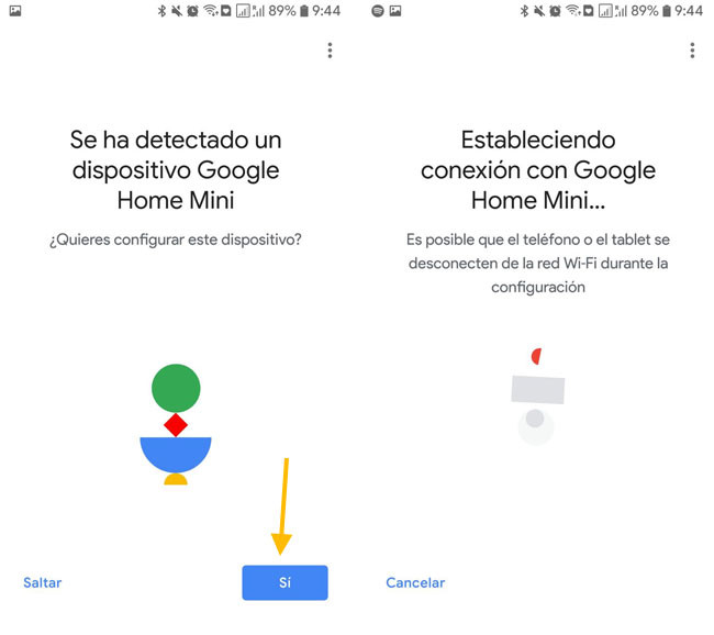 Cómo configurar un Google Home o Home Mini paso a paso