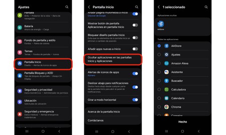Esconder las apps que queramos en nuestro Samsung Galaxy