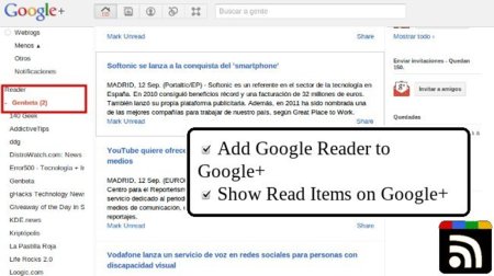 RSS Share, extensión para Chrome que mejora la forma de compartir tus RSS en Google +
