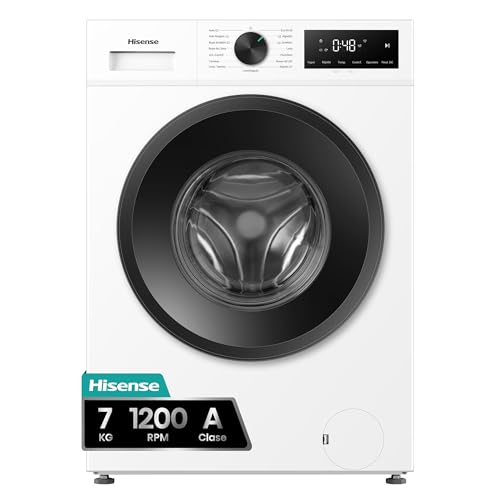 Hisense WF1I7022BWJ - Lavadora 7Kg, Clase A
