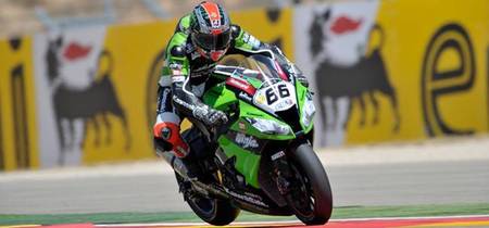 Superbikes Aragón 2012: Tom Sykes y la Kawasaki voladora suman su sexta Superpole. Jules Cluzel pole es Supersport