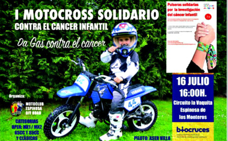 Usa tu solidaridad motera y 'Da Gas contra el cáncer infantil'