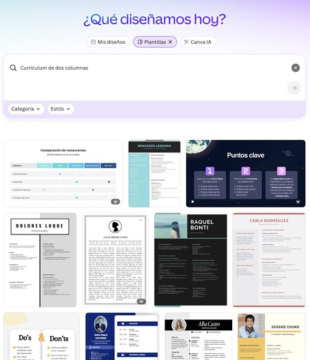 Plantillas Canva