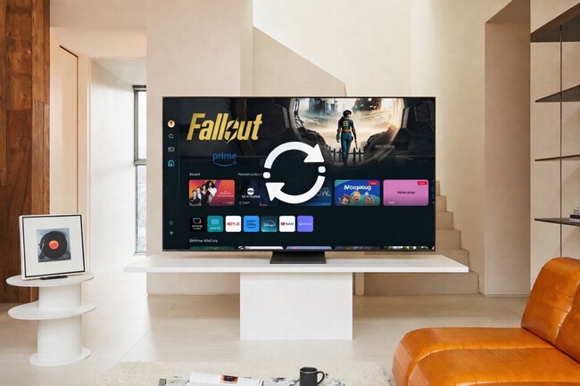 Smart TV Samsung actualizando